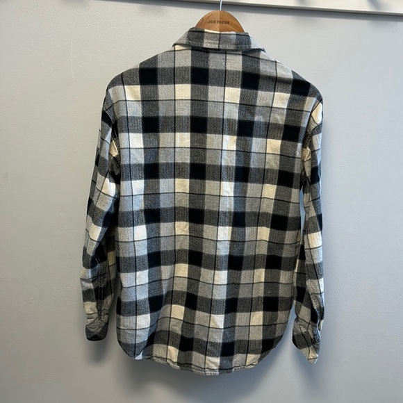 Roots Black and Cream  Flannel Shirt-Size XS - Picture 2 of 7